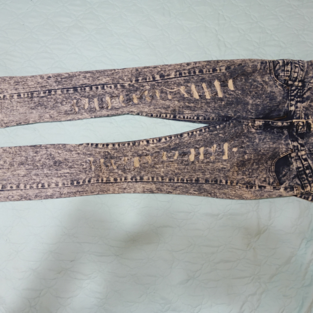 Women's Acid Wash Jeans